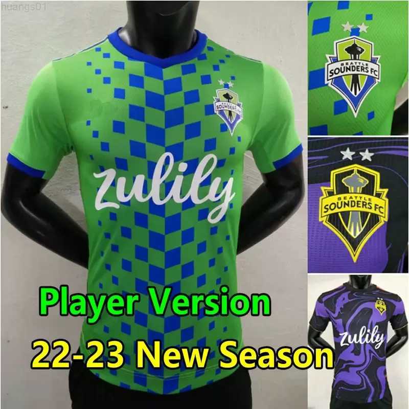 

FC Seattle Sounders 22 23 Soccer Jersey 28 Yeimar 92 Abdoulaye Cissoko 6 Joao Paulo 7 Cristian Roldan 10 Nicolas Lodeiro 11 Albert Rusnak 21 Reed Baker-Whiting, Colour