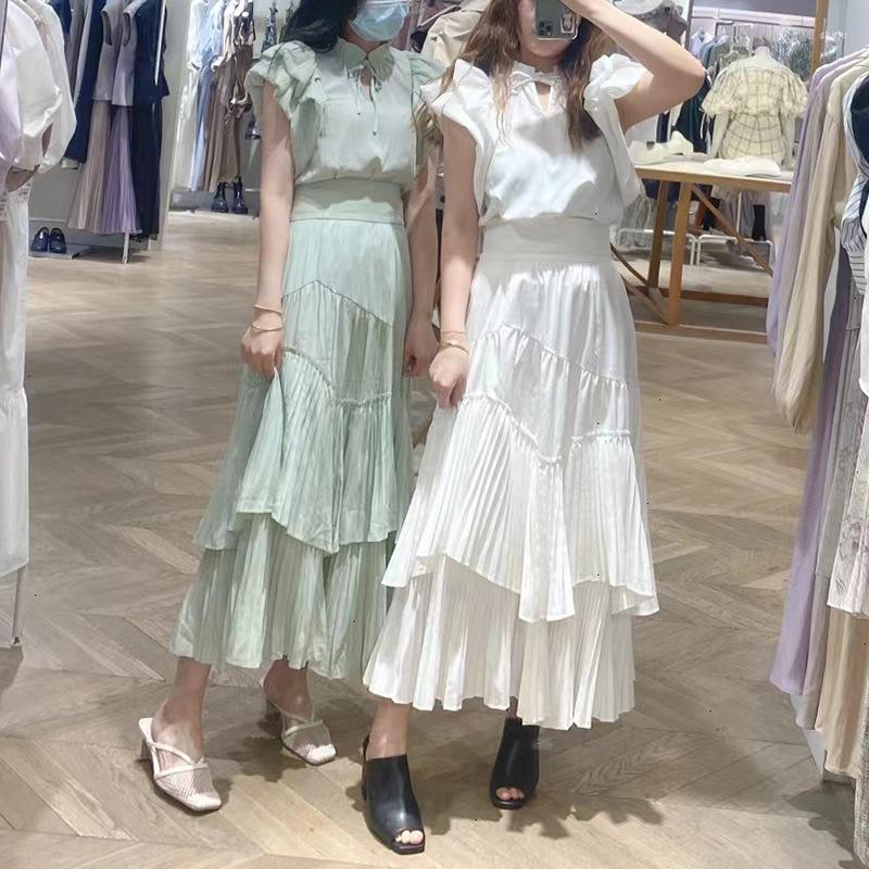 

Women' Blouses Japan Style Temperament Simple Solid Blouse Women Off-shoulder Petal Sleeve Shirts Summer 2023 Stand Collar Elegant Blusas, White tops