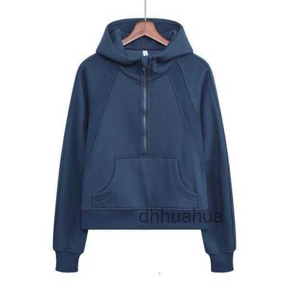 

44vj 2022 Ls Yoga Sweatshirt Scuba Half Zip Hoody Hoodies Outdoor Leisure Lu Sweatshirts Gym Clothes Women Tfitness Thickkdjdso33