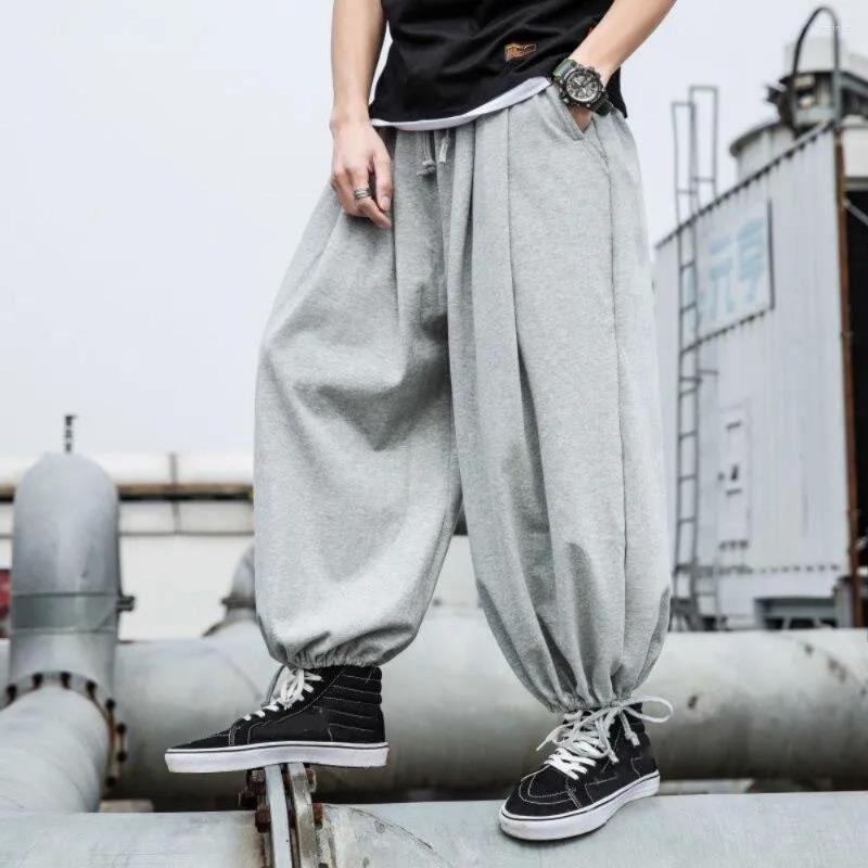 

Men' Pants Harajuku Gray Jogging Sweatpants Men' Hip Hop Streetwear Wide Leg Sports Korean Fashion Oversize Trousers Baggy, Black