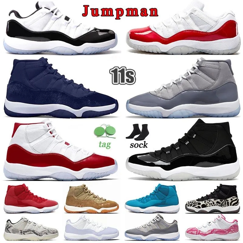 

2023 Jumpman 11 Mens Basketball Shoes Bred Cherry jordens 11 UNC Retro Concord 23 Animal Instinct Pure Violet Citrus Navy gum 11s Men Women Trainers Sports Sneakers