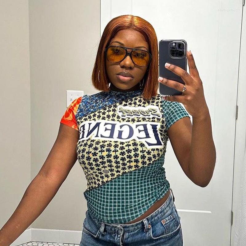 

Women' T Shirts Zoctuo Women Fashion Short Sleeve Streetwear Graphic Tops Tees 2023 Summer Clothes Wholesale Items For Business, Multi