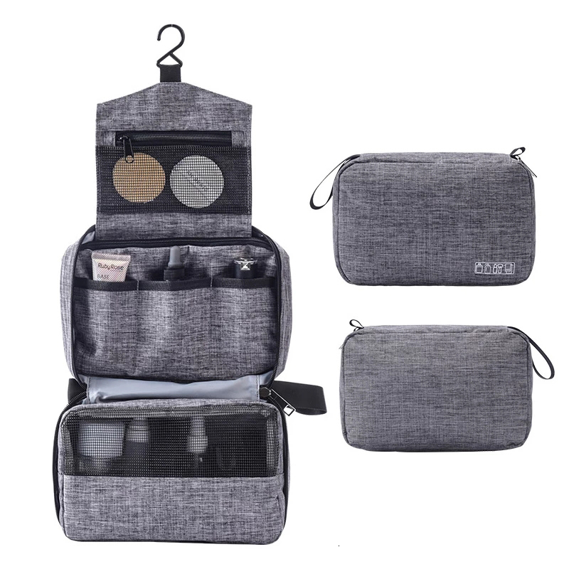 

Cosmetic Bags Cases Hanging Travel Toiletry Bag for Men and Women Makeup Bag Cosmetic Beautician Folding Bag Bathroom and Shower Organizer toilettas 230213, Purple