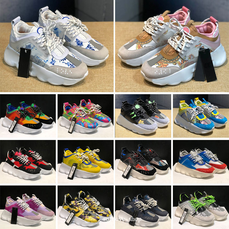 

men women casual Shoes Italy triple 2.0 gold fluo multi suede floral purple reflective height reaction designer sneakers, Color 7