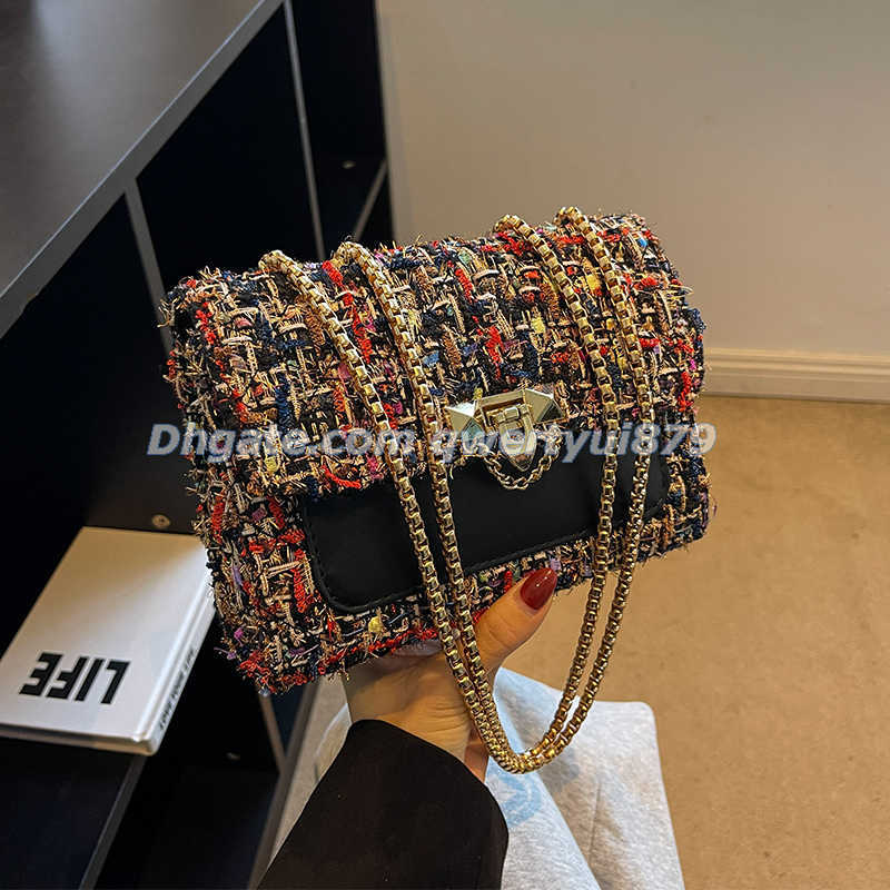 

Totes 2022 Winter Women Bags Woolen Brand Luxury Handbags Women Bags Designer Crossbody Bag Women Shoulder Bag Purse Clutch Sac A Main 021423H, White