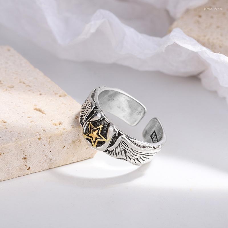 

Wedding Rings Punk Star For Women Men Geometric Finger Boho Jewelry Party Friend Gift 2023