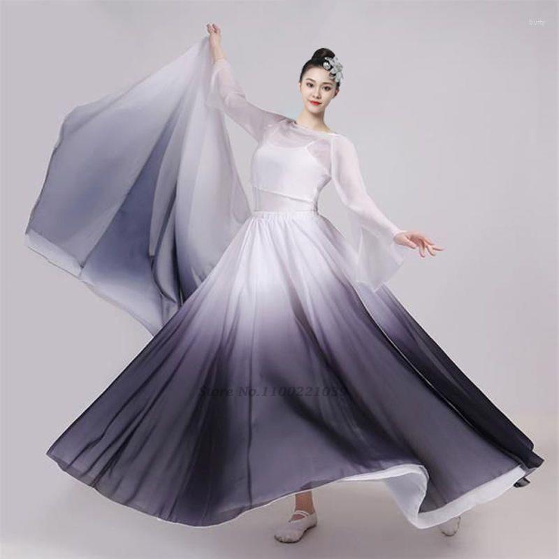 

Stage Wear 2023 Woman Hanfu Dress Ancient Chinese Folk Dance Costumes Oriental Asian National Fairy Princess Performance Costume, Color1