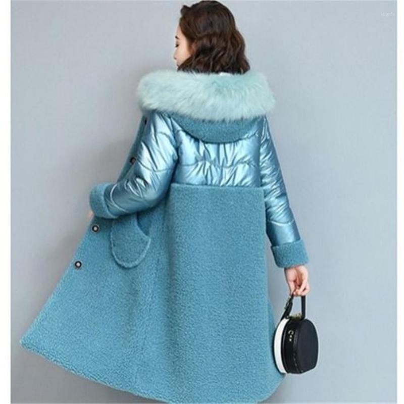 

Women' Trench Coats Winter Extra Large Size Korean Coat Women' Clothing Loose Long Fashion Down Cotton Jacket Women Parka Outwear 5XL, Picture shown