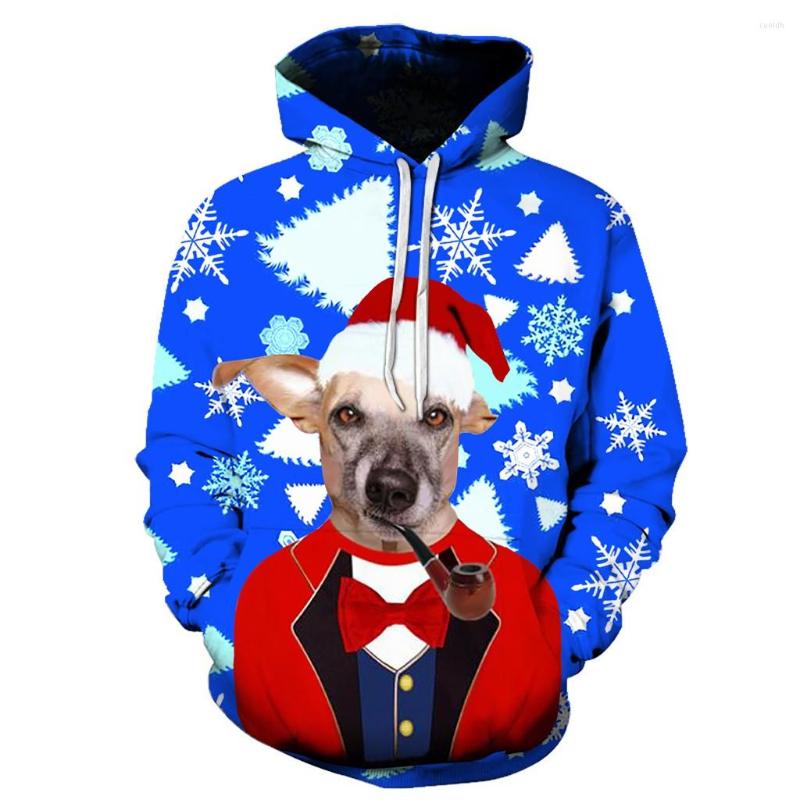 

Men' Hoodies Hoodie Sweatshirts Hooded Pullover Coat Tops 3D Printed Adorable Printing Christmas Fashion Casual Plus Size Comfortable, Beige