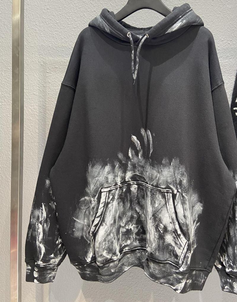 

Women's Hoodies Trend Men Black Loose Sweatshirt Famous Drawn Graffiti Design Pullover Women Original High Quality Fleece