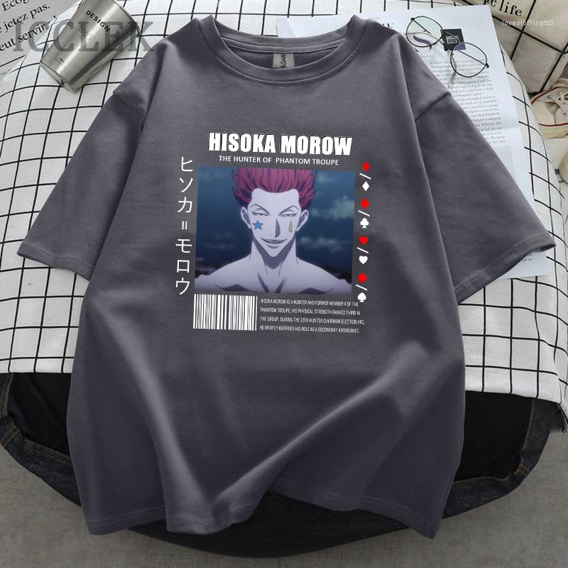 

Women's T Shirts Manga X T-shirt Women's Cartoon Print Casual Top Tee Japanese Anime Hisoka Morow Short Sleeve Harajuku, 11