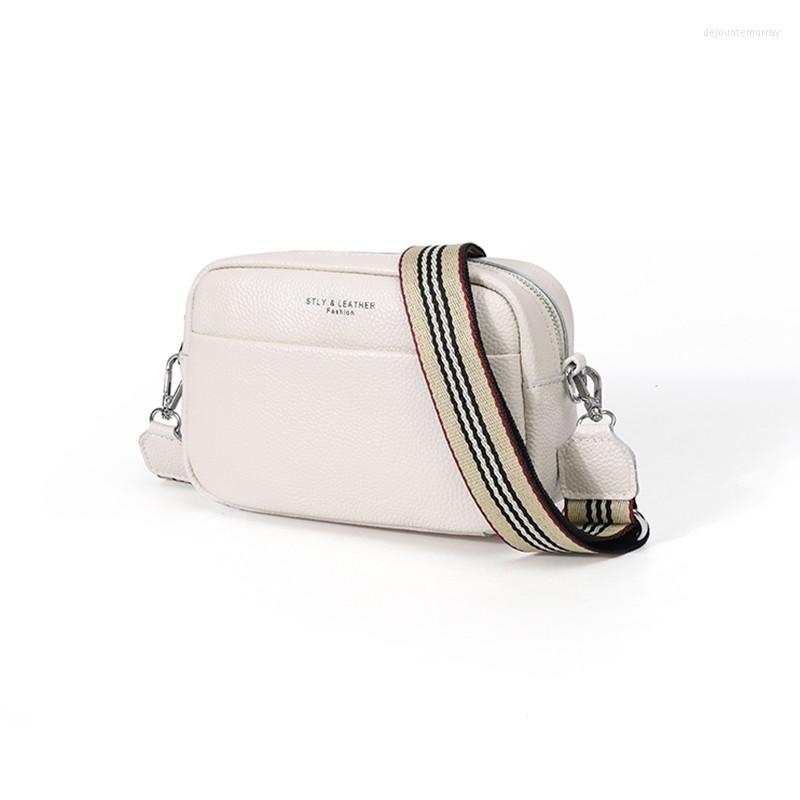 

Evening Bags Cowhide Cell Phone Shoulder Bag Genuine Leather Messenger Fashion Daily Use For Women Wallet HandBags, Black