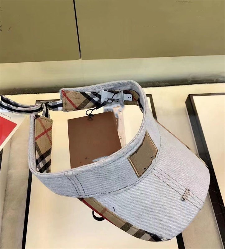 

2023 latest beautiful fisherman cap luxury designer hat fashion, no top, sun visor cap, high-quality embroidered letters, Grey