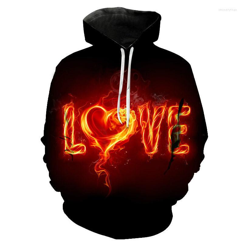 

Men's Hoodies 2023 Love 3D Printed Men Fashion Sweatshirts Pullover Streetwear Casual Tops, Sy202