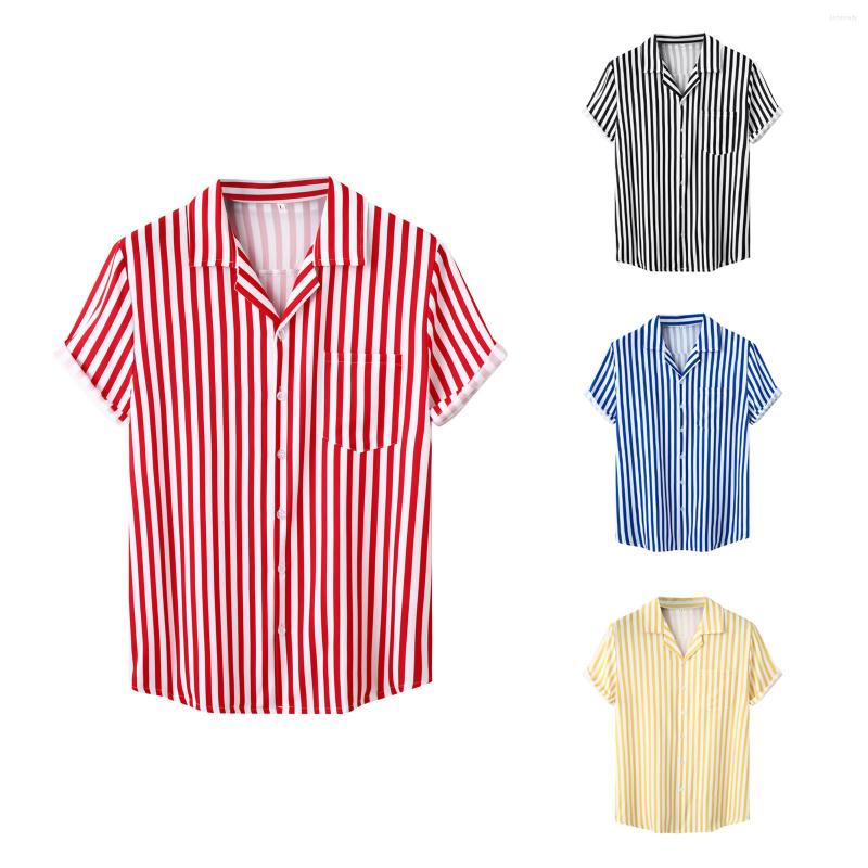 

Men's T Shirts Men Print Casual Shirt Short Sleeve Turndown Collar Blouse Summer Down, Black