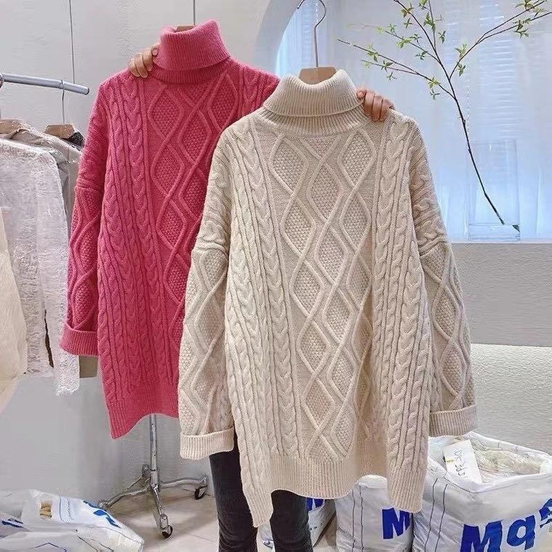 

Women's Sweaters Korean Sweater Women Knitted For Long Sleeve Basic White Autumn Woman 2023 Pullover, Gray