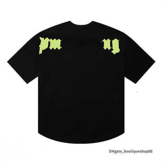 

23s Designer of luxury T shirt brand palms palmangel City Quality tshirt PA Clothing spray letter short sleeve spring summer Casual men and women tees hm
