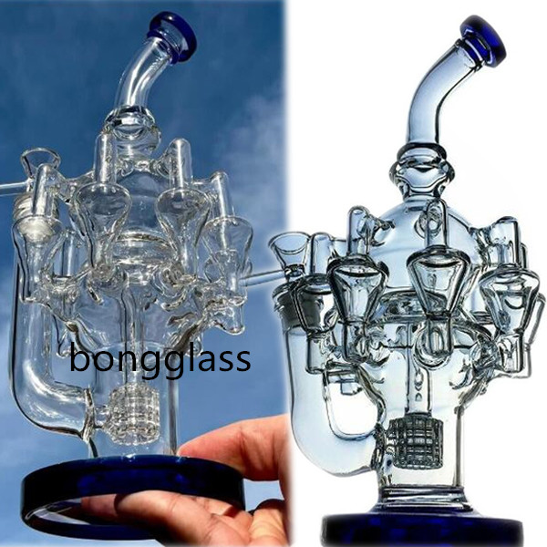 

matrix Perc Hookahs Klein Recycler Dab Rigs Thick Glass Water Bongs Smoke Pipe Heady Glass Bong