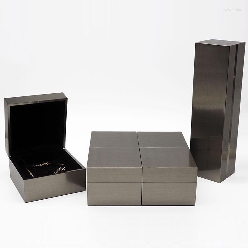 

Jewelry Pouches (NO)video Boxes And Packaging Wedding Ring Case Organizer Pendant/bracelet/bangle Christmas Gift Box