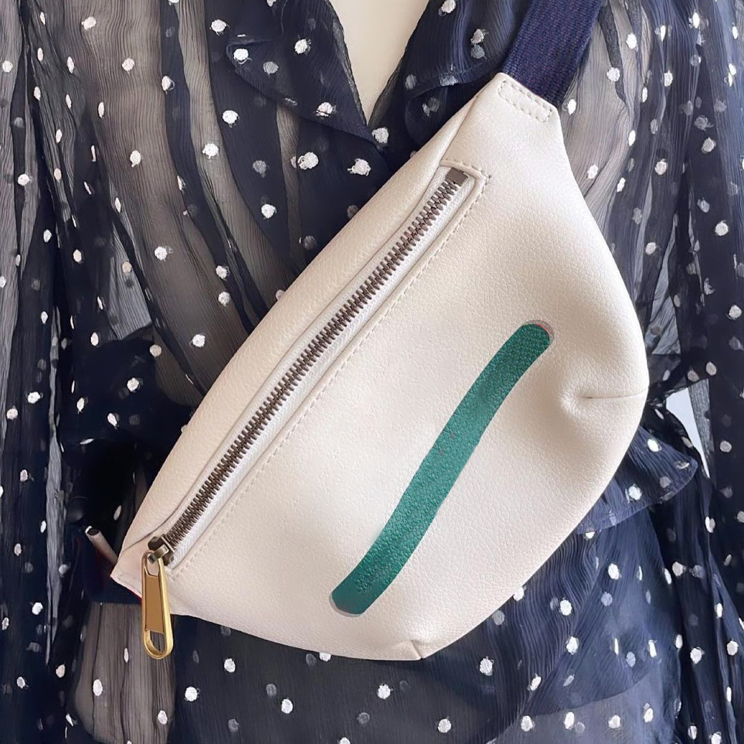 

Waistpacks Ophidia Retro fanny pack Classic Nylon bumbag bum hangbag Green ribbon Waist Bags Genuine Leather Luxurys designers Cross Body totes belt alma trunk bags