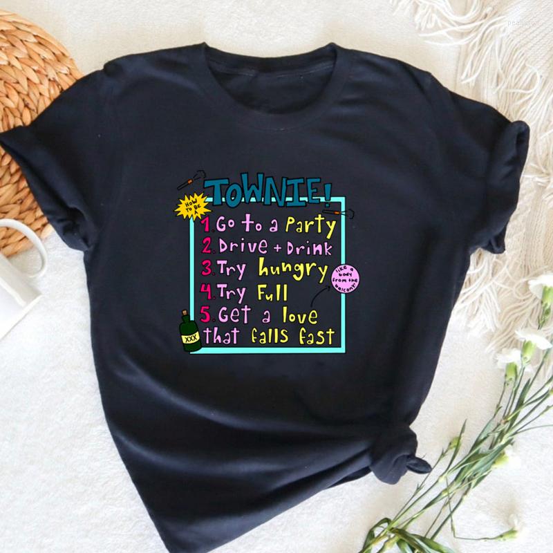 

Women's T Shirts Mitski How To Be A Townie Tshirt Woman Cotton Short Sleeve Tee Shirt Streetwear Hip Hop Round Neck Clothes, Yellow