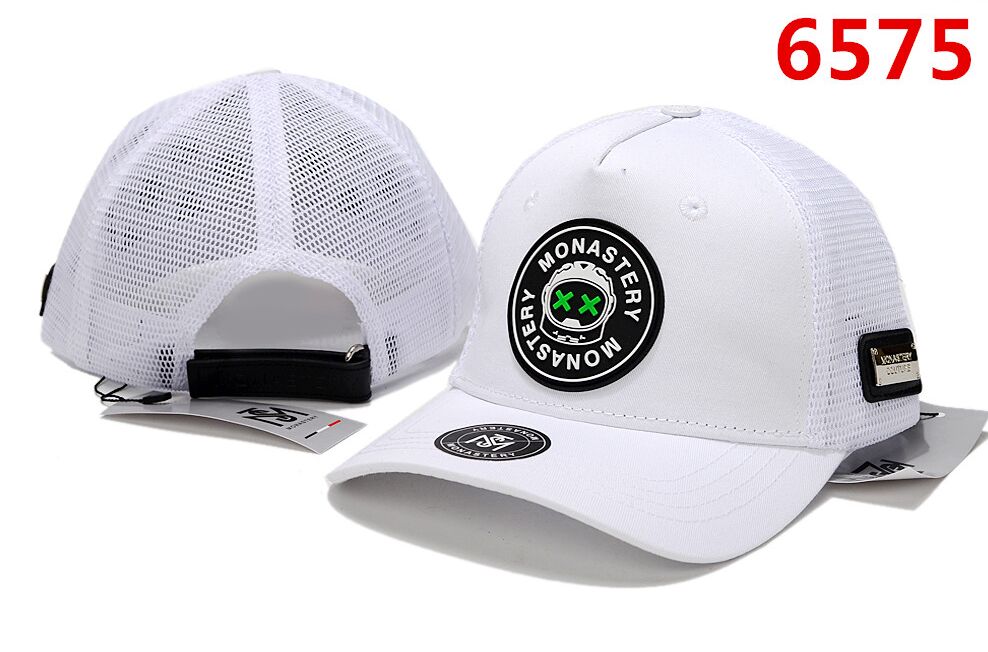 

Ball caps Designer white MONASTERY Caps flower Summer Male Hip Hop Visor Mesh Male Femelle Cross Punk Baseball HATS