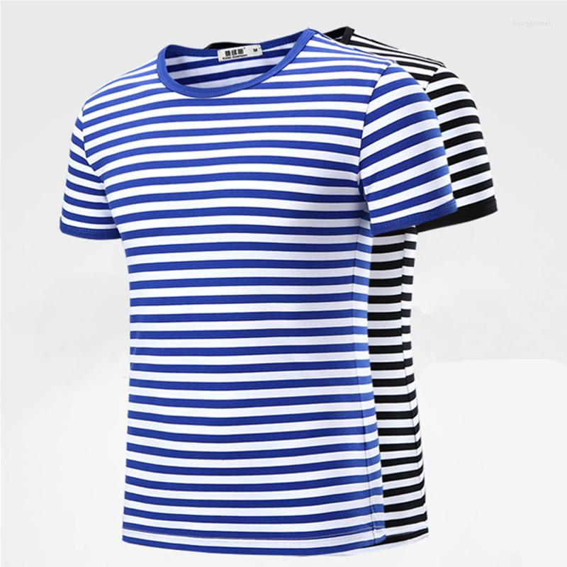 

Men's T Shirts Couples Dress Plus Size Wholesale Fashion Stripe T-Shirts Men 2023 Summer For Mens Casual Men's Shirt S-4XL, Woman blue