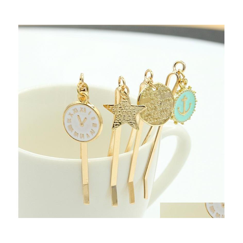 

Hair Clips Barrettes Hairpin Korean Disk U Wedding Hairpins Hairwear Jewelry Drop Delivery Dhyus