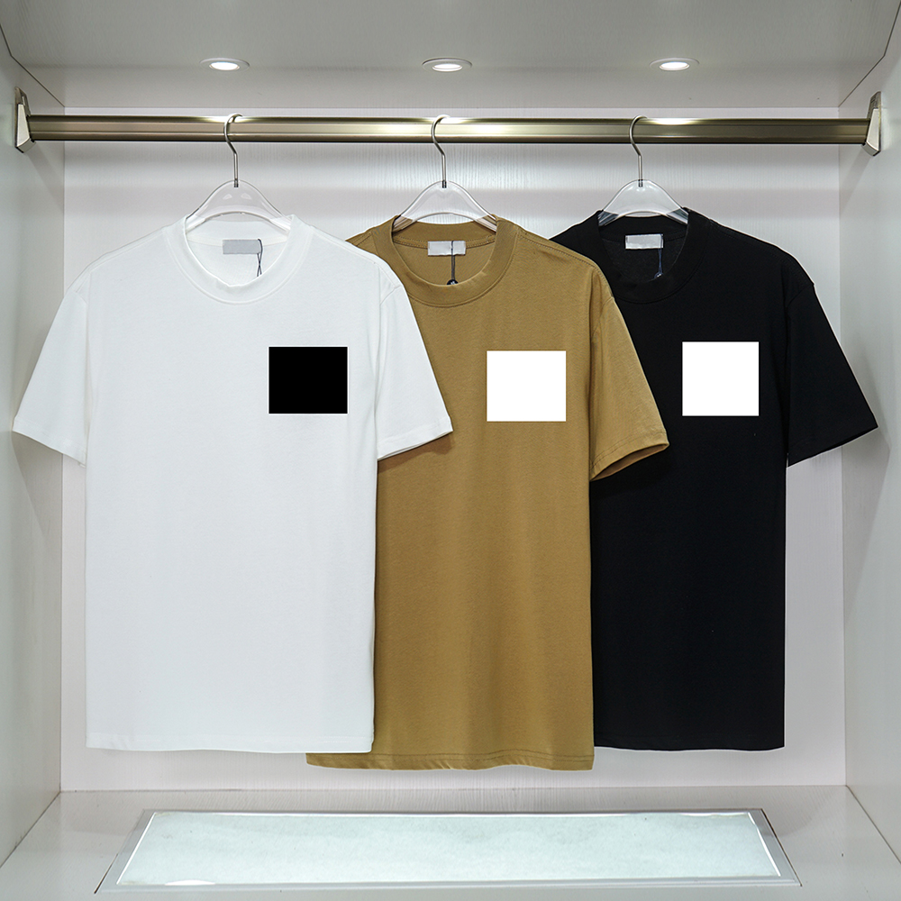 

Men' designer T shirt summer short-sleeved round neck casual sports shirt chest LOGO embroidered cotton T-shirt couple clothing
