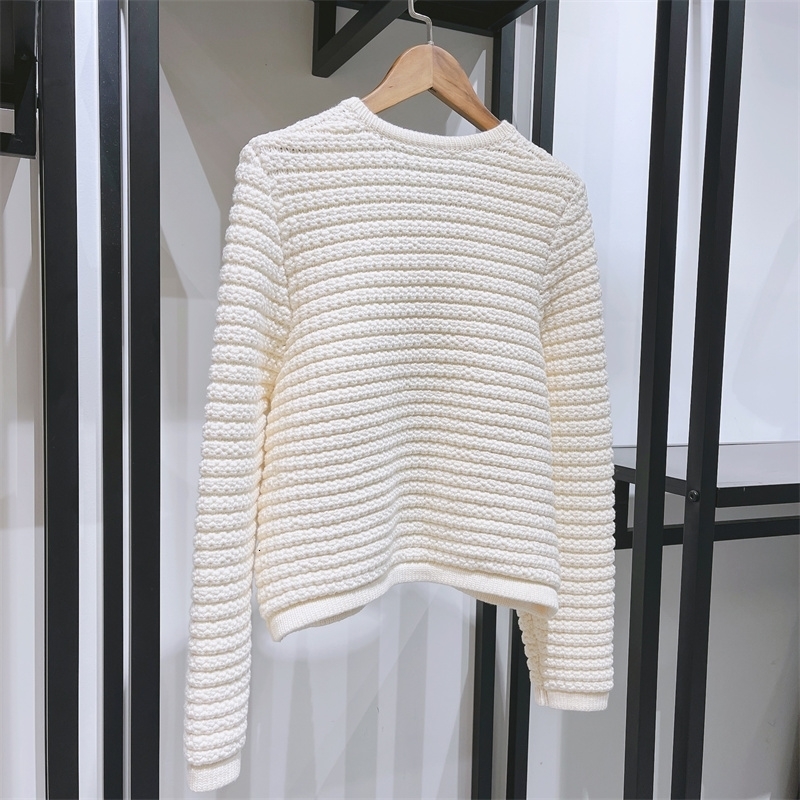 

Women s Knits Tee O Neck Knit Carigan Sweater Early Autumn Elegant Lady Long Sleeve Short Knitwear Top with Pockets 230213, Begie