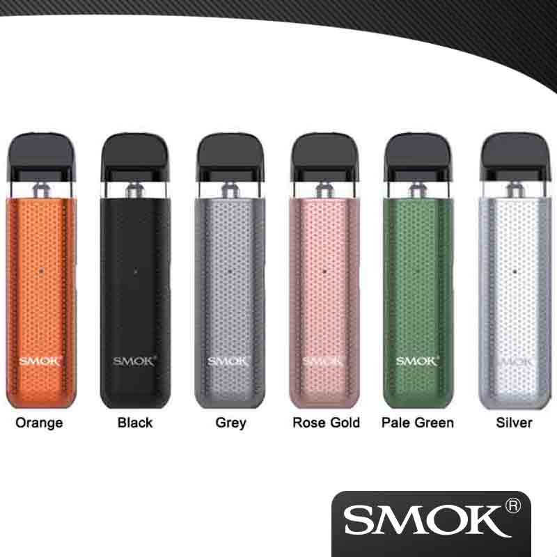 

Original SMOK Novo 2C Kit 800mAh Battery with 2ml Novo 2X Meshed 0.8ohm MTL Empty Pod Electronic Cigarette Vaporizer, Black