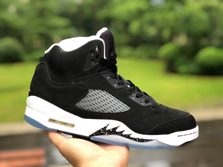 

Original Quality 5 Oreo Man Basketball Shoes Top Designer Shoes 5s Black White Cool Grey Sneakers Ship With Box Size US7-13