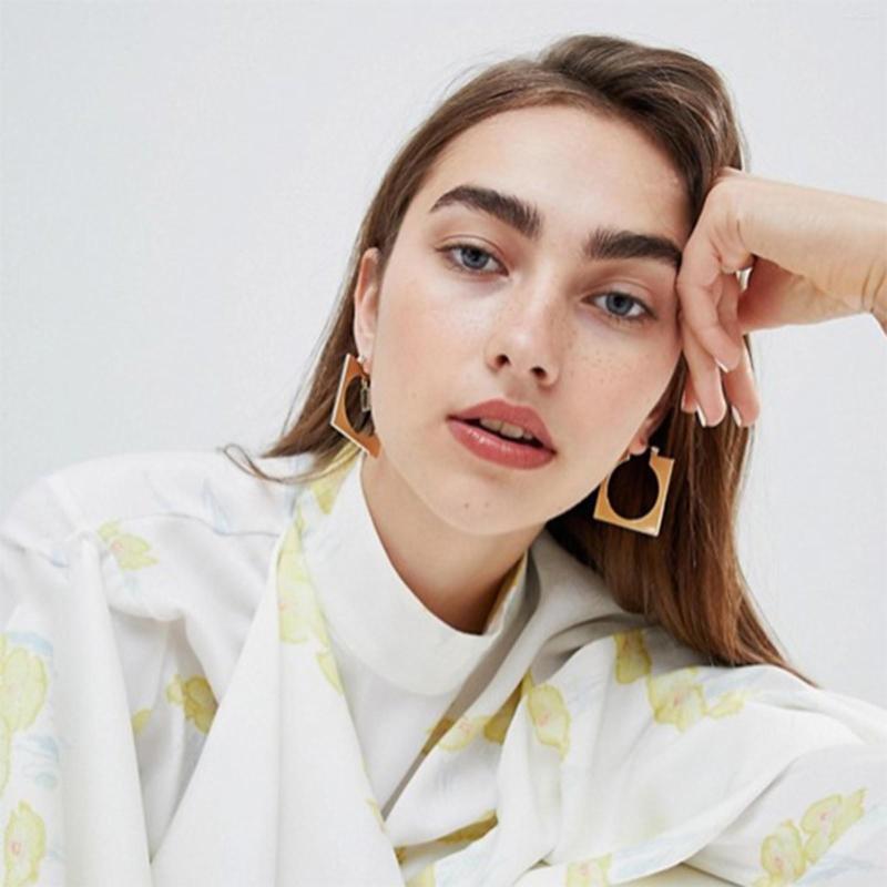 

Dangle Earrings Fashion Creative Simple Personality Metal Accessories Valentine's Day For Women Gift Jewelry