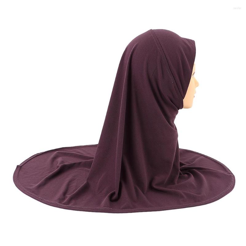 

Ethnic Clothing Niqab Instant Hijabs Cotton Linen Kids Scarf National Child Hijab Turbans Headscarf Children Girls Solid Color Shawl Muslim