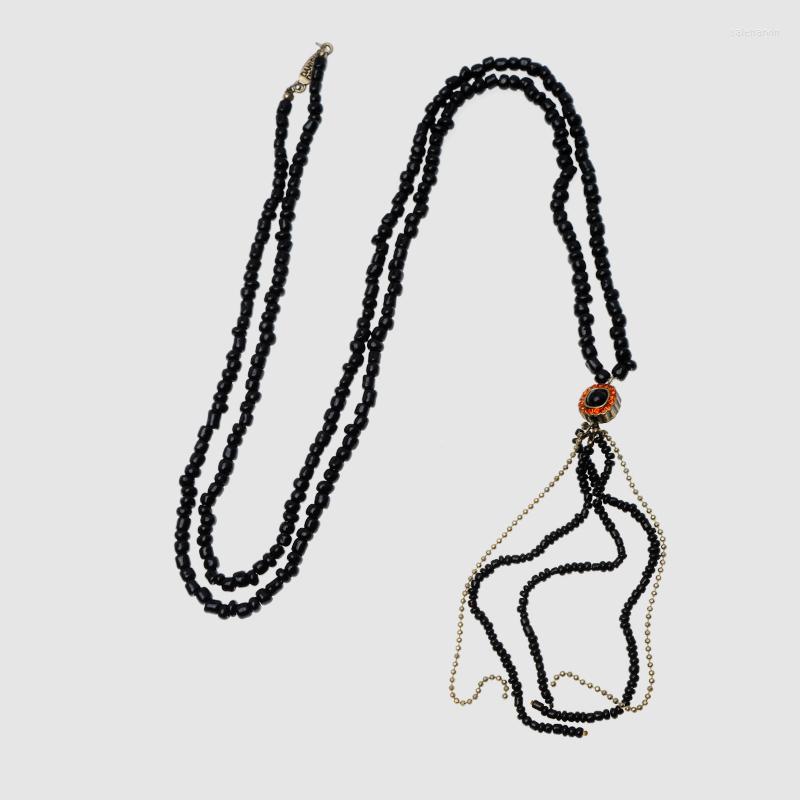 

Chains Amorita Boutique Small Black Bead Necklace