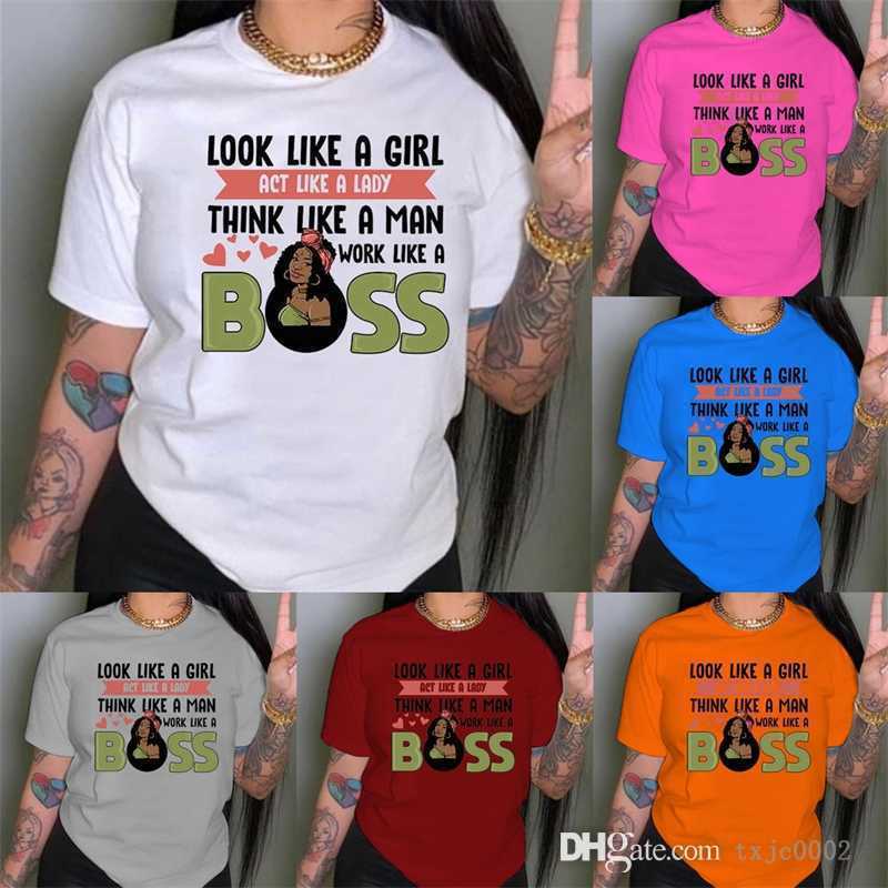 

5XL Womens Short Sleeve T-shirt Designer 2023 Summer Letters Pattern Print Crew Neck Tops Plus Size Clothing, Mei hong