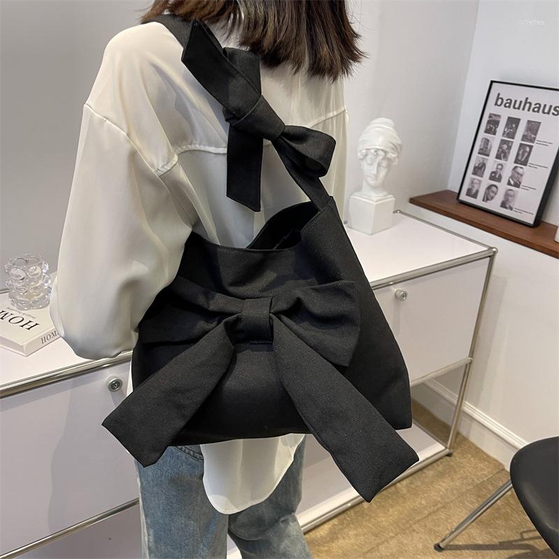 

Evening Bags Women's Canvas Tote Korean Students Shoulder Cotton Cloth Shopping Bag Foldable Shopper Handbag For Girls B254