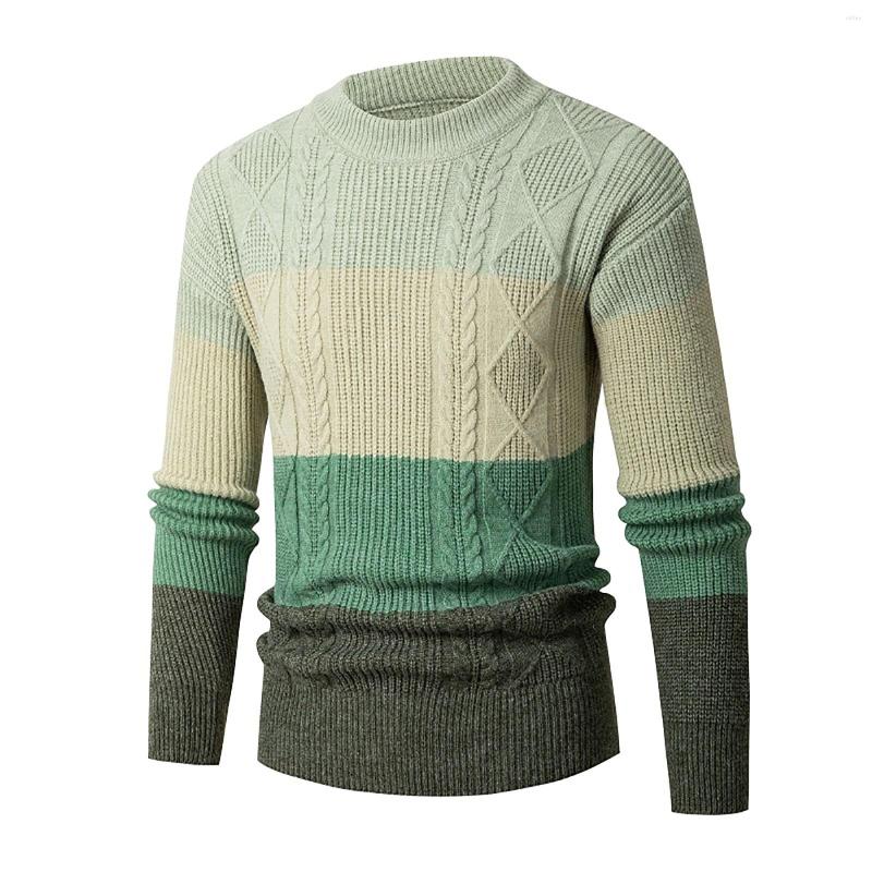 

Men's Sweaters Winter Coats For Men Fashion Coat Hangers Closet Male Autumn And Casual Stand Collar Long Sleeve Vacation Wool Socks, Green
