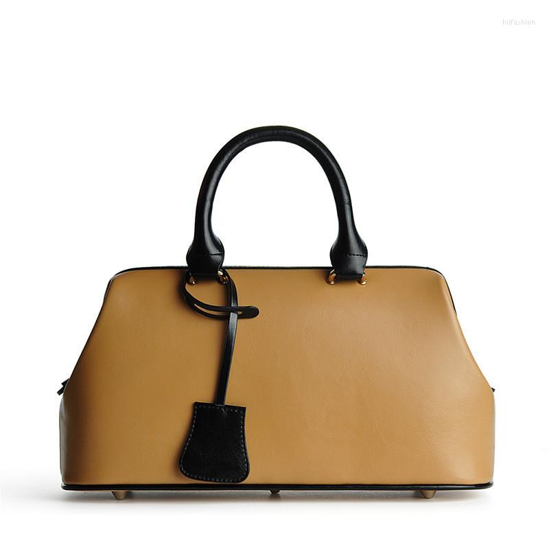 

Evening Bags 2023 Design Split Leather Women Shell Handbags Small Totes, 820-2