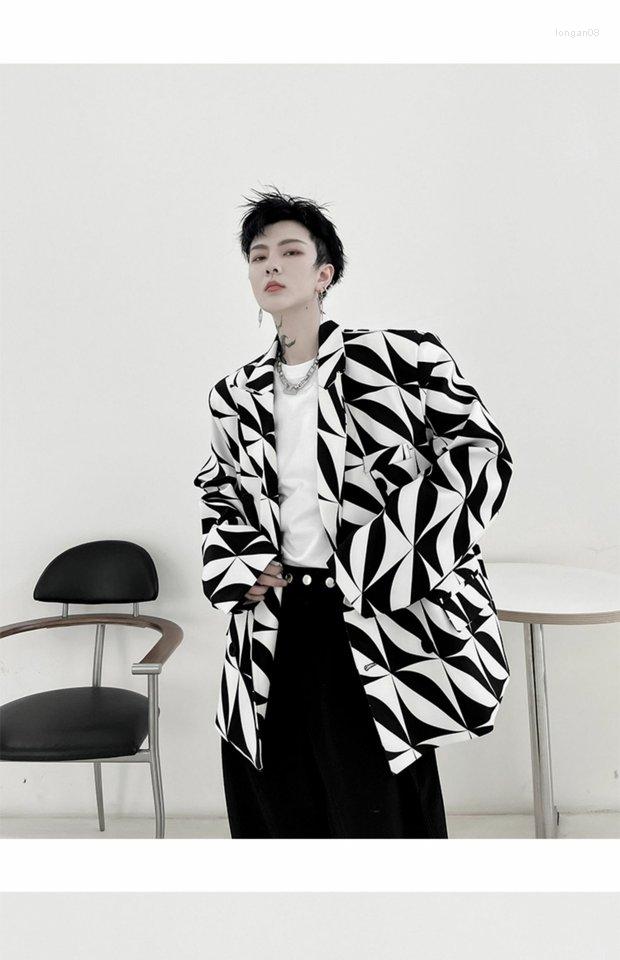 

Men's Jackets A10475 Fashion Men's Coats & 2023 Runway Luxury European Design Party Style Clothing, Picture shown