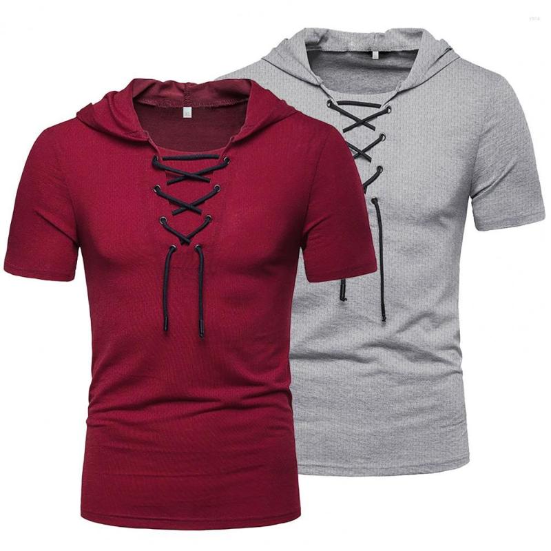 

Men's T Shirts Slim Fit Gorgeous Leisure Men T-shirt Breathable Student Shirt Pure Color For Dating, White