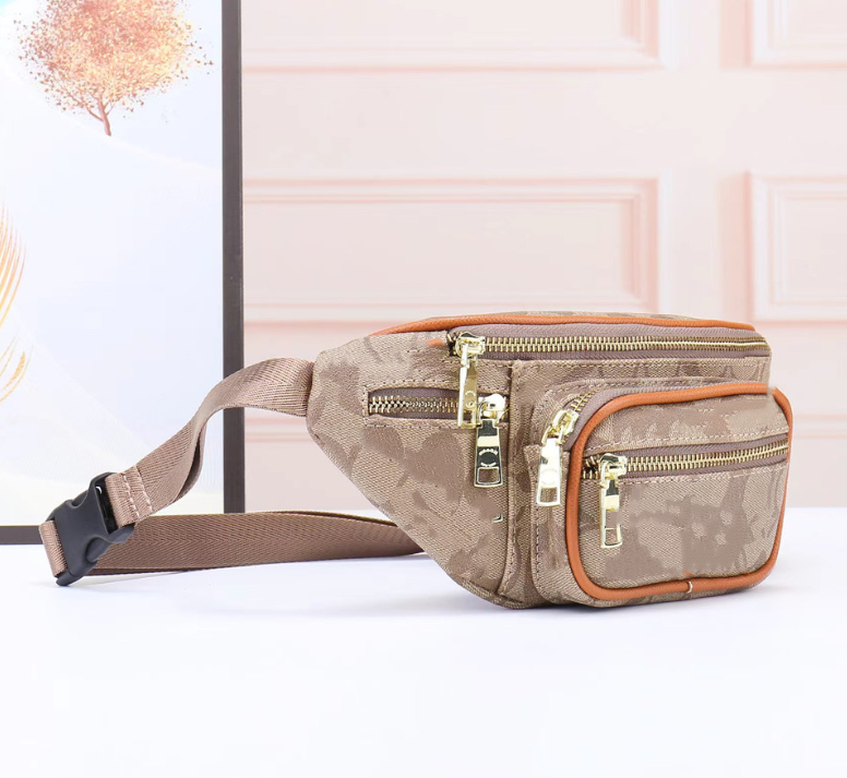 

Fashion Cross Body Waist Bags Temperament Bumbags Fanny Pack Bum embossing flowers Famous soft leather, Aspic