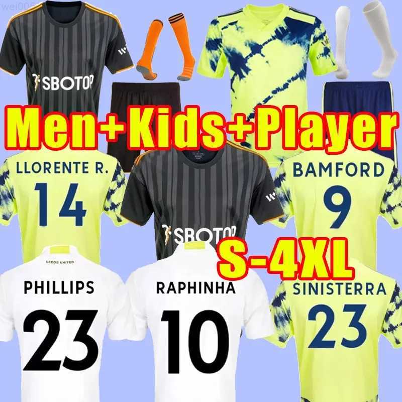 

Leeds Unitedes 22 23 Soccer Jersey 19 Rodrigo 9 Patrick Bamford 6 Liam Cooper 42 Sam Greenwood 29 Wilfried Gnonto 1 Illan Meslier 5 Robin Koch 12 Tyler Adams, Colour