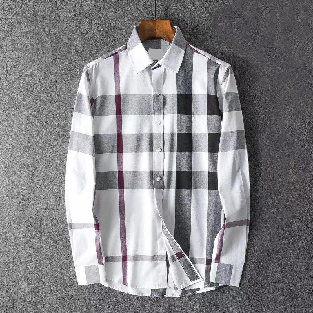 

Designer shirts mens lattice luxury dress shirt Spring and summer embroidery fashion geometric print bowling shirt hawaii t shirt men slim fit Long sleeve variety