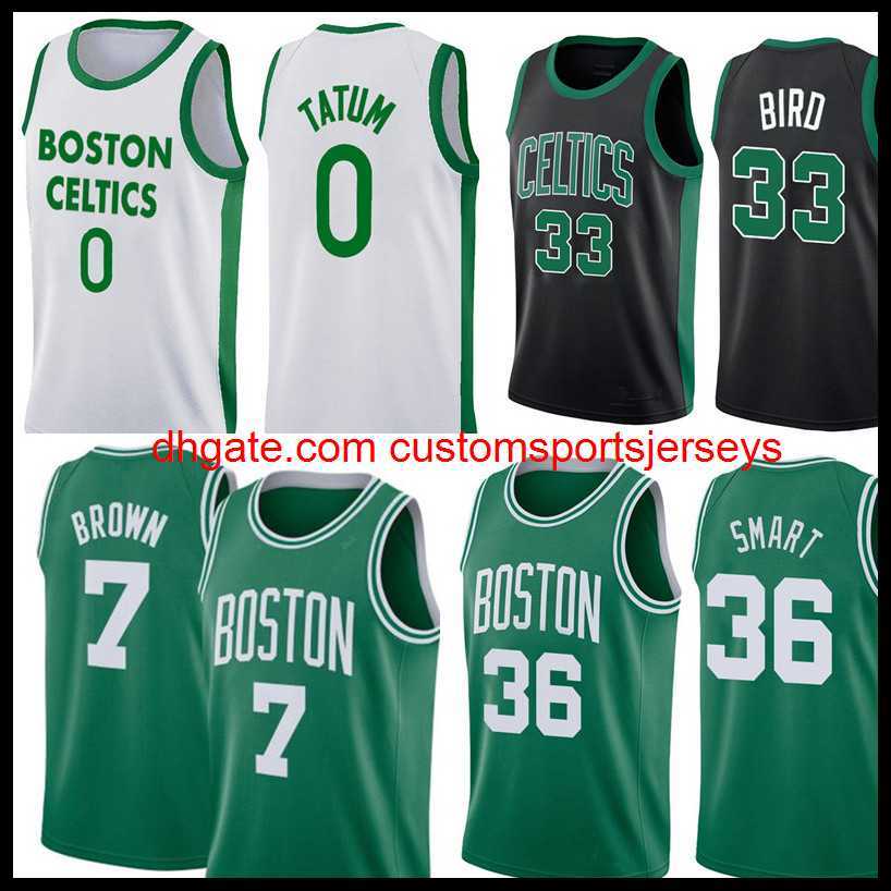 

Jayson 0 Tatum Jersey Marcus 36 Smart Larry 33 Bird Basketball Jerseys Jaylen 7 Brown Gordon 20 Hayward, Jersey1