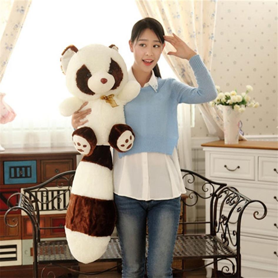 

60cm cute long tail Raccoon plush toy Soft-filled stuffed animal Australia koala plush pillow dolls stuffed bears for kids gift243M