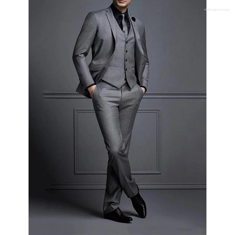 

Men's Suits 2023 Slim Fit Skinny One Bottom Beach Business Men Suit Men's Wedding Prom 3 Pieces(Jacket Pant Vest) Trajes De Hombre, Orange