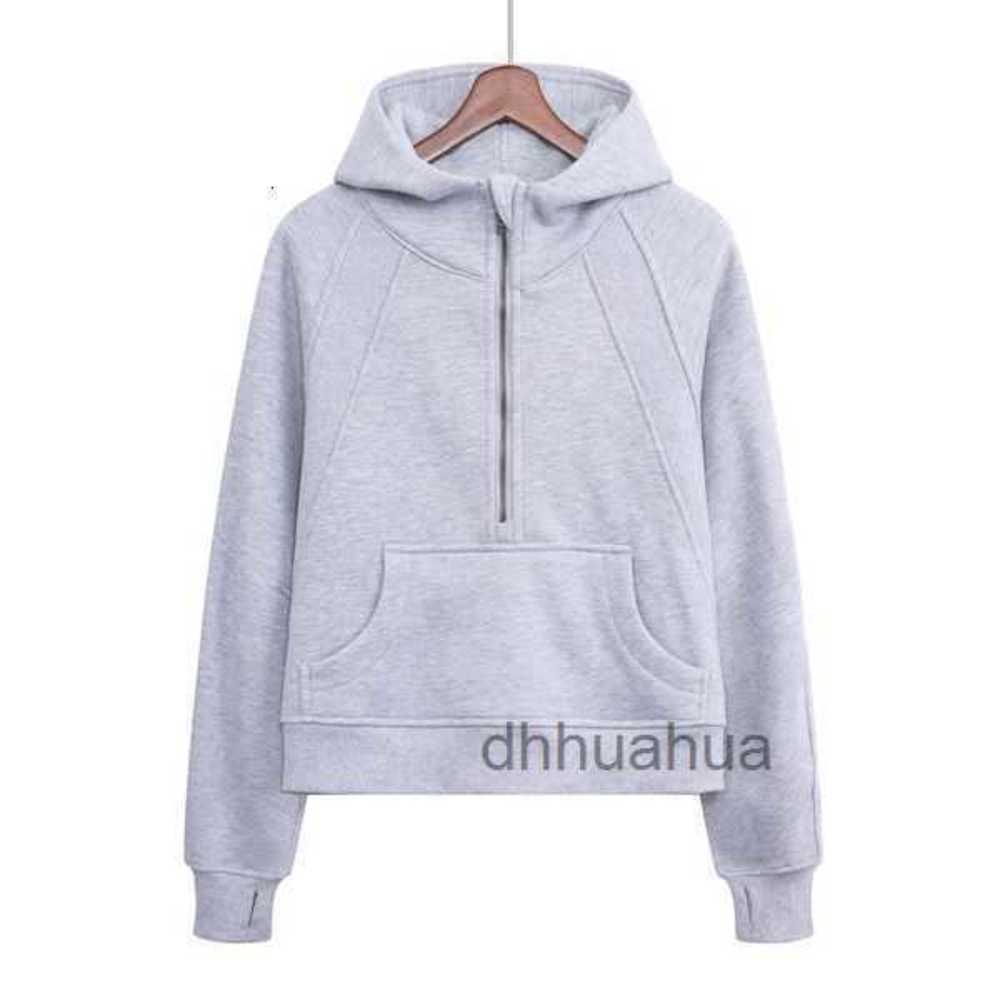 

s Yoga Sweatshirt Scuba Half Zip Hies Outdoor Leisure Lu Sweatshirts Gym Clothes Women Tops Workout Fitness Thickkdjd5dju
