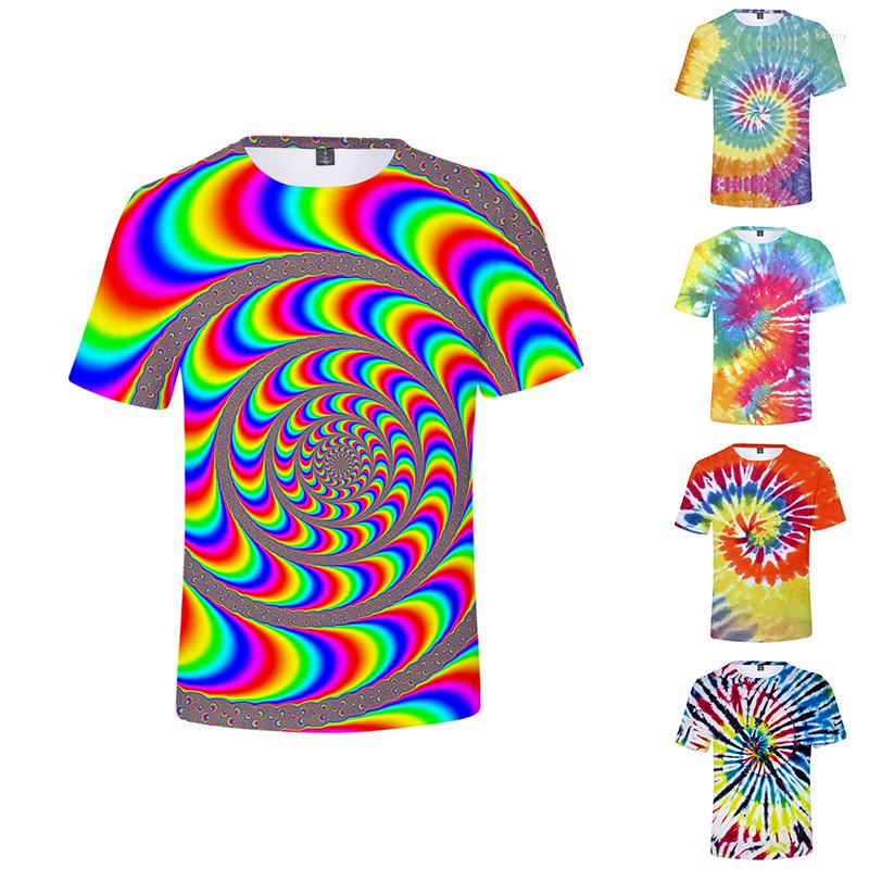 

Men's T Shirts Fashion Tie-Dye 3d Costume Summer Men Women T-shirt Short Sleeve Hip Hop T-shirts Homme Tee Shirt Sweatshirt Top 4XL