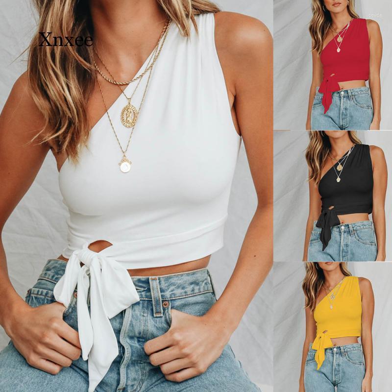

Women' T Shirts Summer Sexy Slim Tops Women Black White Skew Collar Bow Crop Top Blusas 2023 Fashion Casual Female Clothing